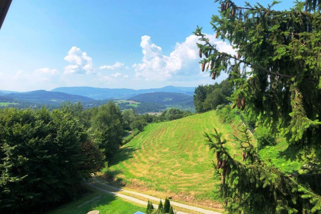 Villa Dom Na Wzgorzu Z Pieknymi Widokami. Miejsce Tropie Esterno foto